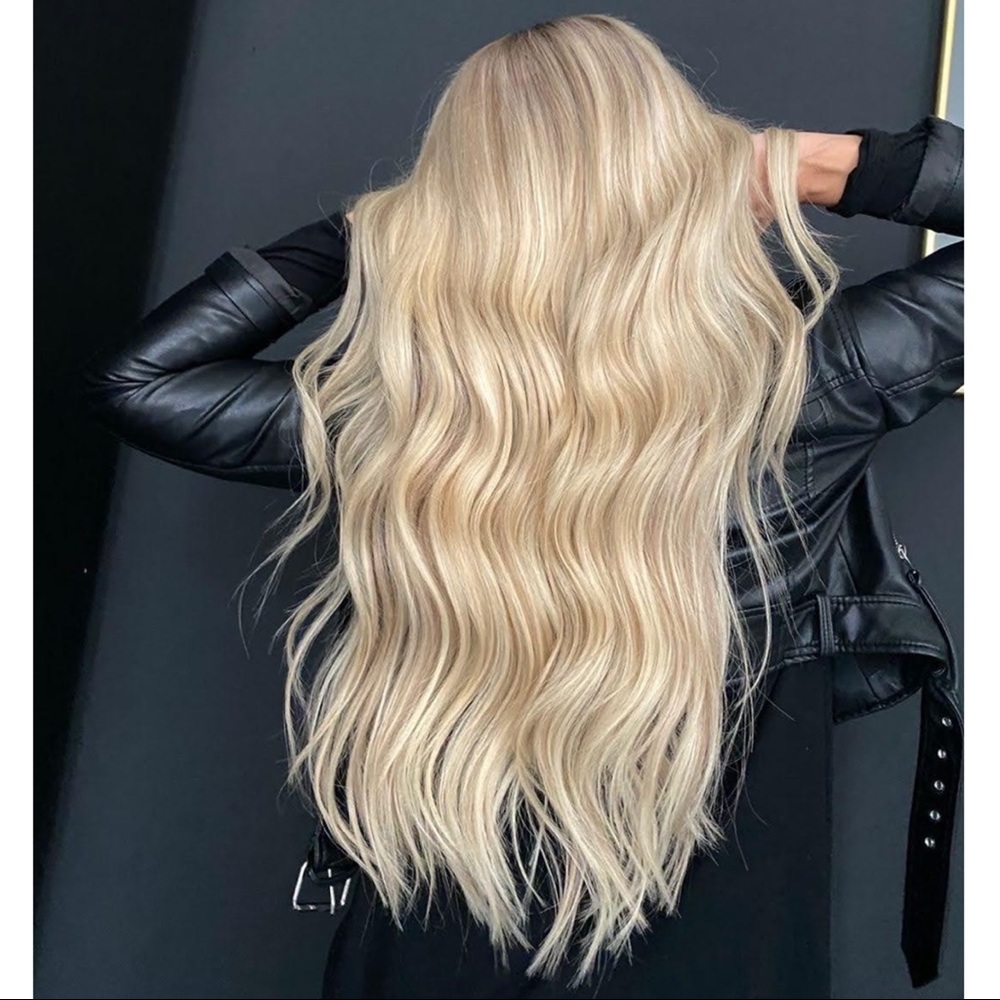 Natural Light Blonde Human Hair Wig by Extraliebe